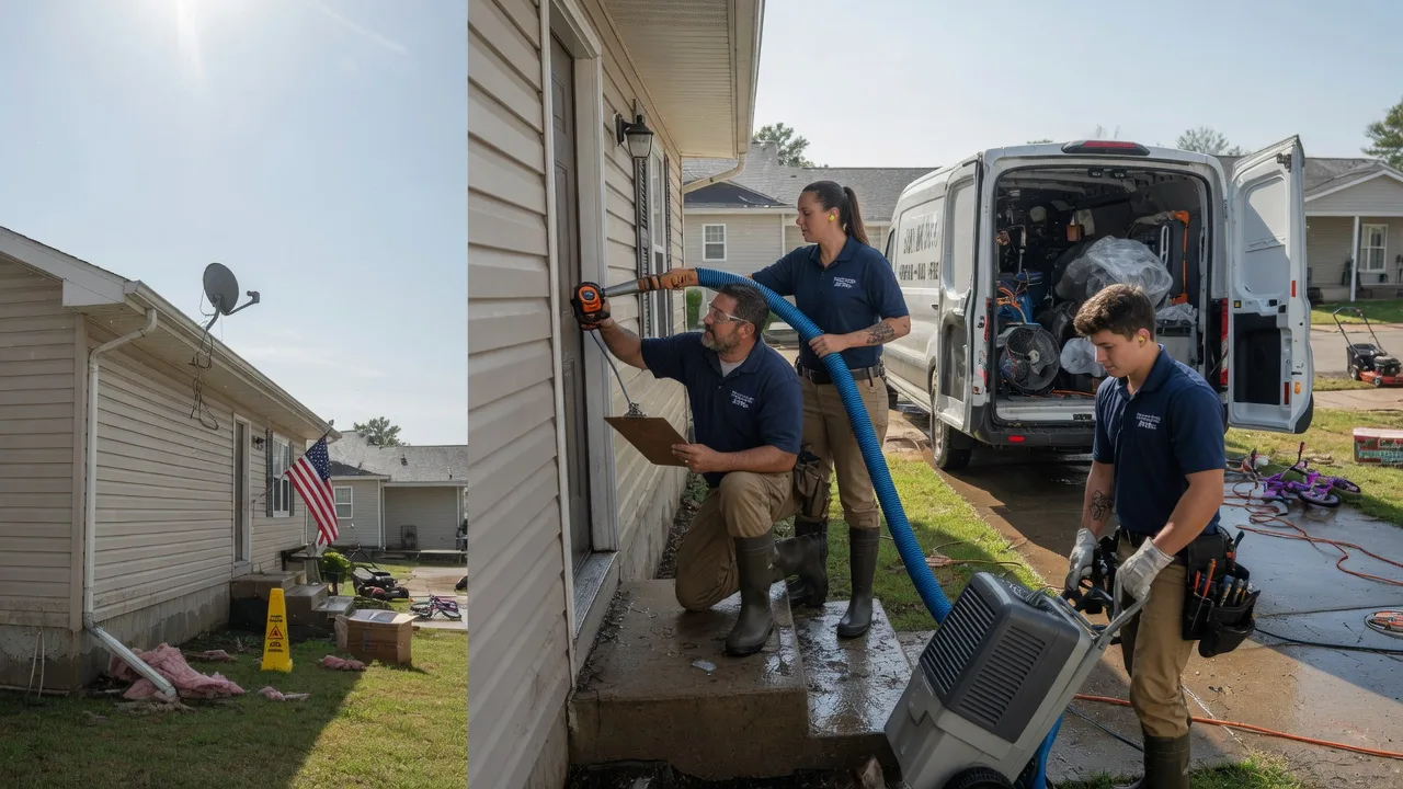 Ceiling Water Damage Restoration in La Valle, WI near me